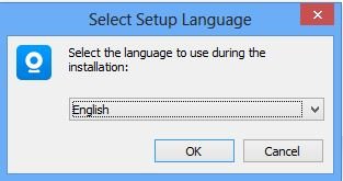 Select Language v380 Pro App